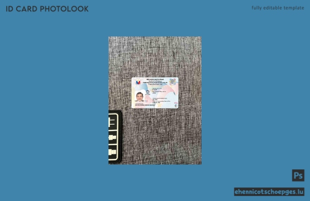Philippinischer Personalausweis 2019 – aktuelle Fotoansicht (Vorschau)